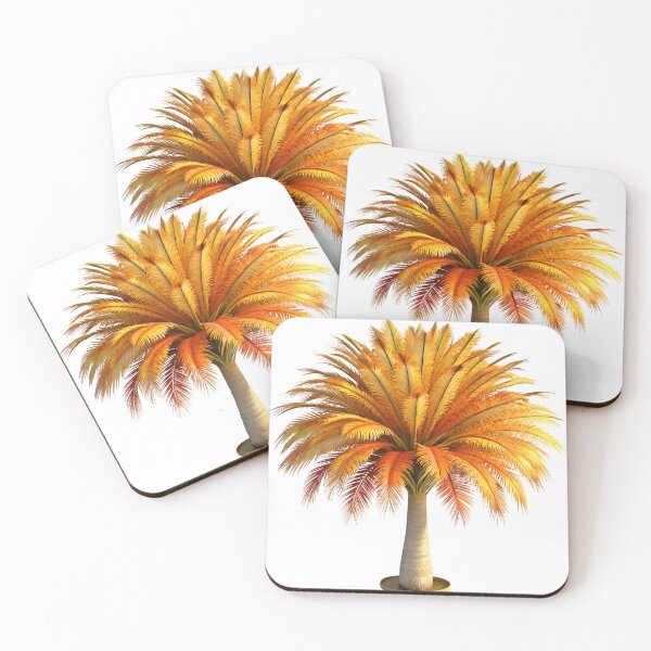 Item preview, Golden Tropical Palm Tree | Exotic Botanical Plant Illustration designed and sold by Awarrie.
