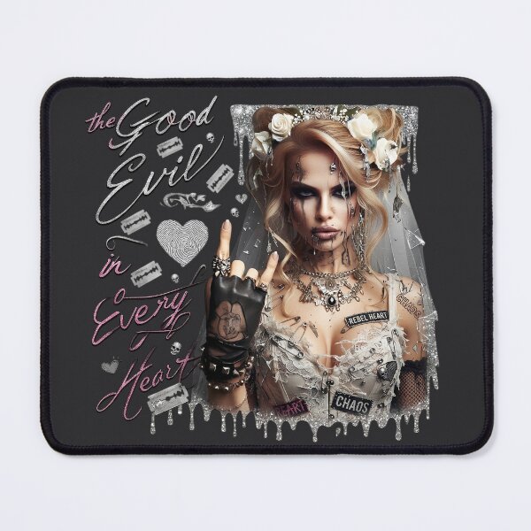 Item preview, Glitter Bride Safety Pins Evil designed and sold by Voodoo Store Paranormal Collections.