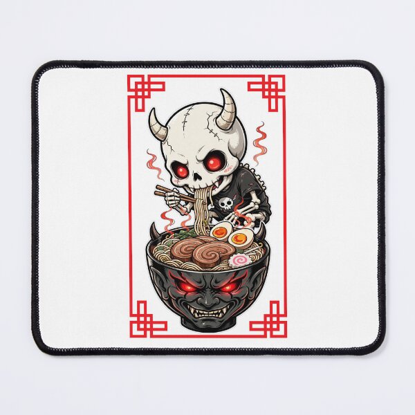 Item preview, Ramen Oni - Gashadokuro Eating Ramen from Demonic Bowl. designed and sold by Neurospicy Trolls.