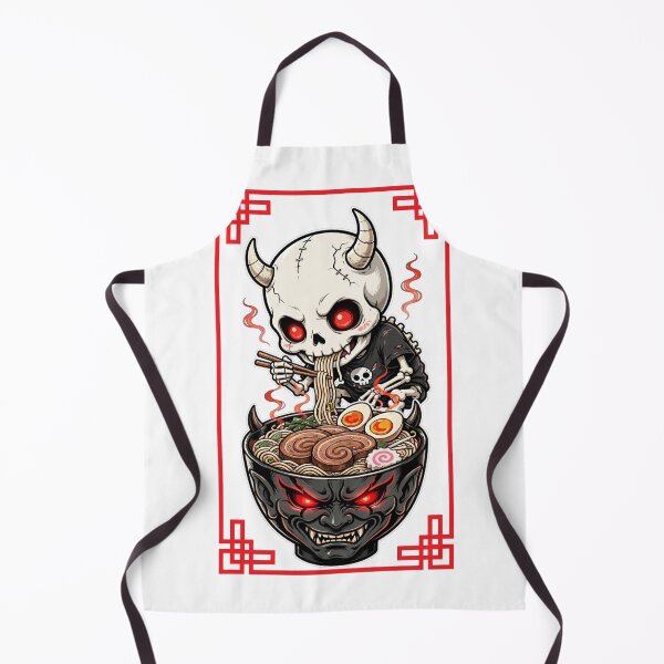 Item preview, Ramen Oni - Gashadokuro Eating Ramen from Demonic Bowl. designed and sold by Neurospicy Trolls.