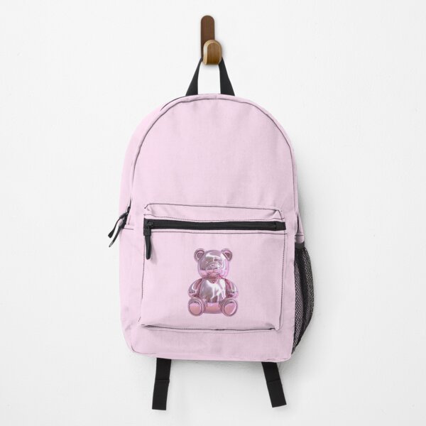 Item preview, Chrome Pink Teddy Bear 3D Art designed and sold by jianina-alondra.