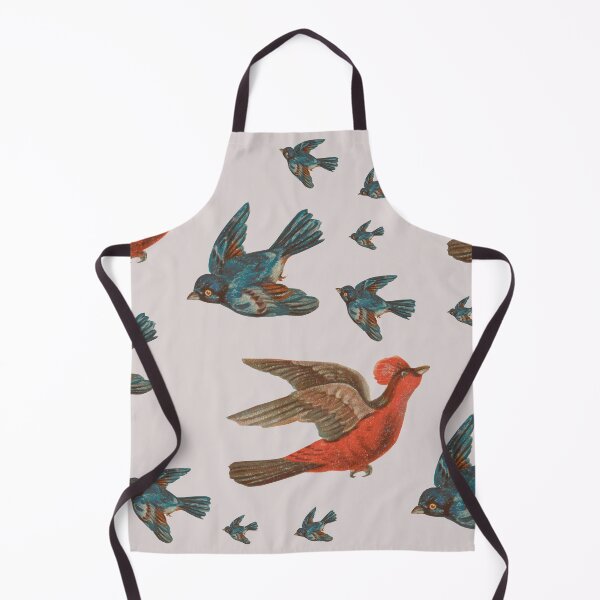 Item preview, Red and blue trade card bird pattern designed and sold by PbHistory.