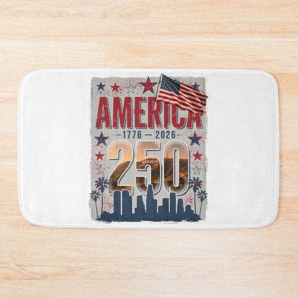 Item preview, America 250 Los Angeles 1776-2026 Vintage USA Tee v2 designed and sold by DarylWelsh2024.