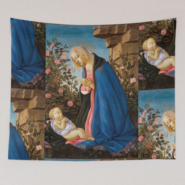 Item preview, Madonna Adoring the Sleeping Christ Child designed and sold by artofuniverse.