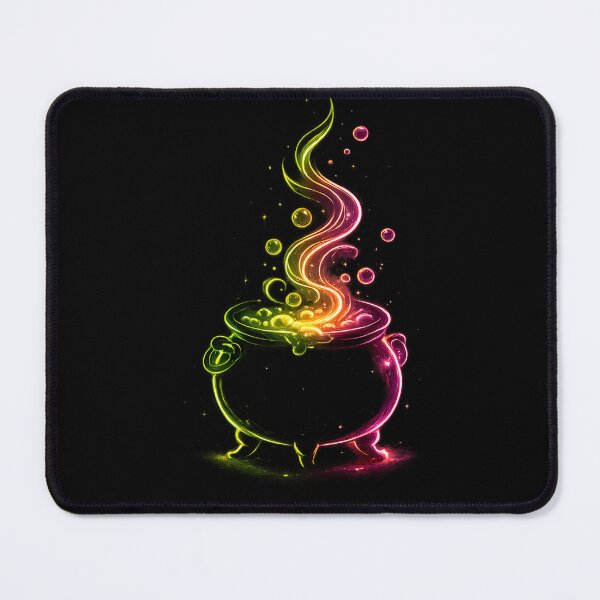 Item preview, Neon Witch Cauldron | Magical Halloween Potion | Glowing Spooky Design designed and sold by Gremlin Hours.