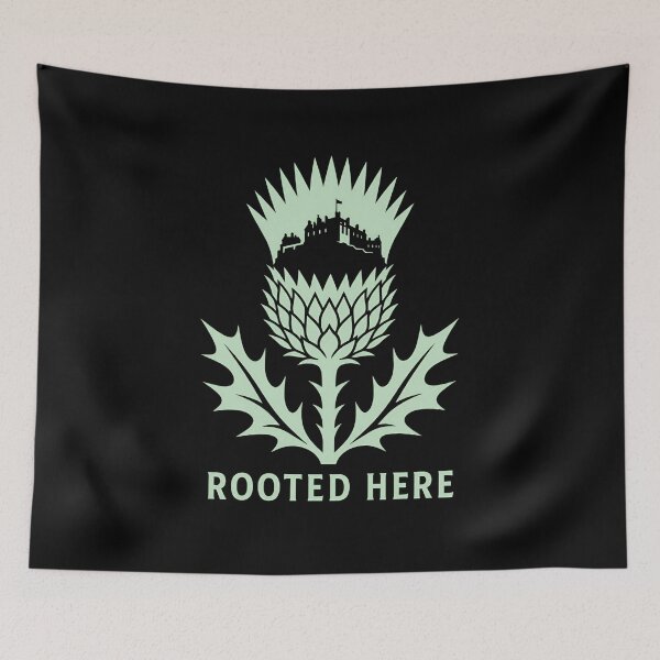 Item preview, Edinburgh Rooted Here: Thistle & Castle designed and sold by Fenay Designs.