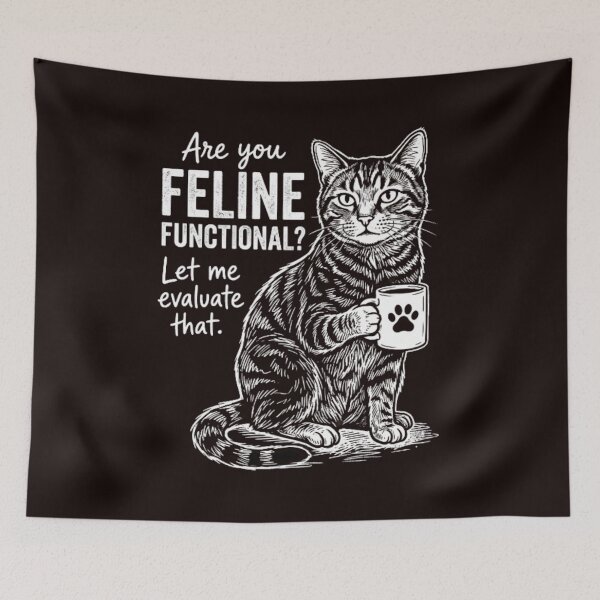 Item preview, Are You Feline Functional Cat Occupational Therapy Thank You designed and sold by w66aboo.