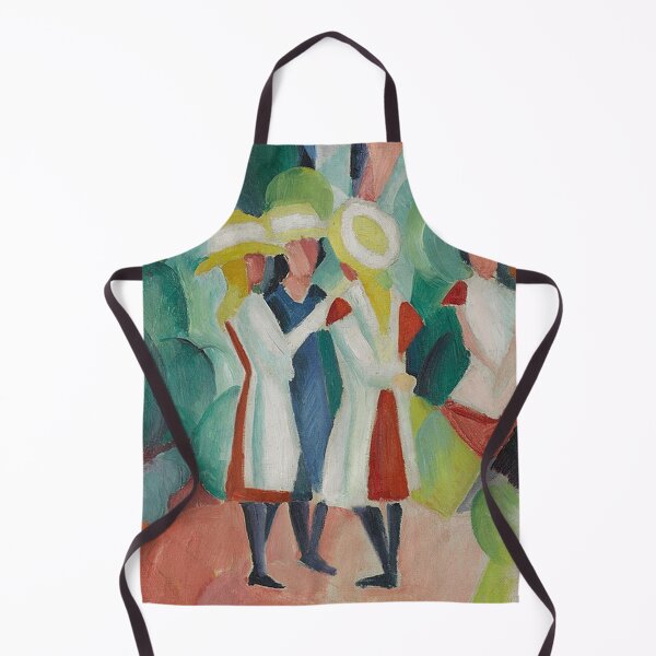 Item preview, Three Girls in Yellow Straw Hats -August Macke designed and sold by tomorrowsart.
