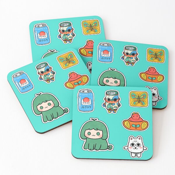 Item preview, Cute Frog Beverage Animal Character Illustration designed and sold by bosamji.