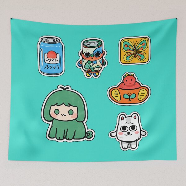 Item preview, Cute Frog Beverage Animal Character Illustration designed and sold by bosamji.
