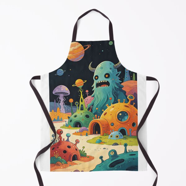 Item preview, Cute Alien Planet Fantasy Landscape designed and sold by HoloHugDesigns.