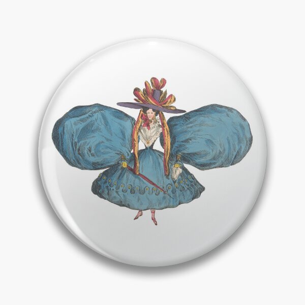 Item preview, A lady with huge balloon sleeves designed and sold by PbHistory.