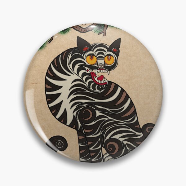 Item preview, Korean Folk Art Tiger and Magpie - Jakhodo designed and sold by minsillust.