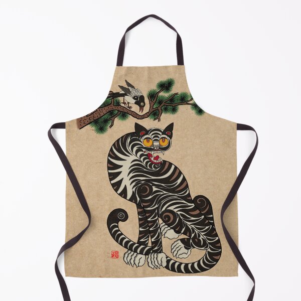 Item preview, Korean Folk Art Tiger and Magpie - Jakhodo designed and sold by minsillust.