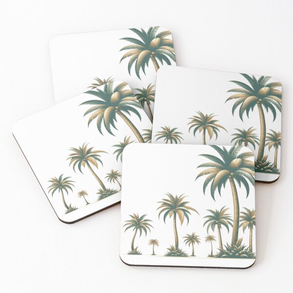 Item preview, Vintage Tropical Palm Trees | Minimalist Botanical Island Landscape designed and sold by Awarrie.
