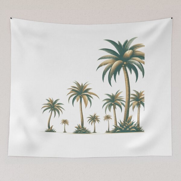 Item preview, Vintage Tropical Palm Trees | Minimalist Botanical Island Landscape designed and sold by Awarrie.