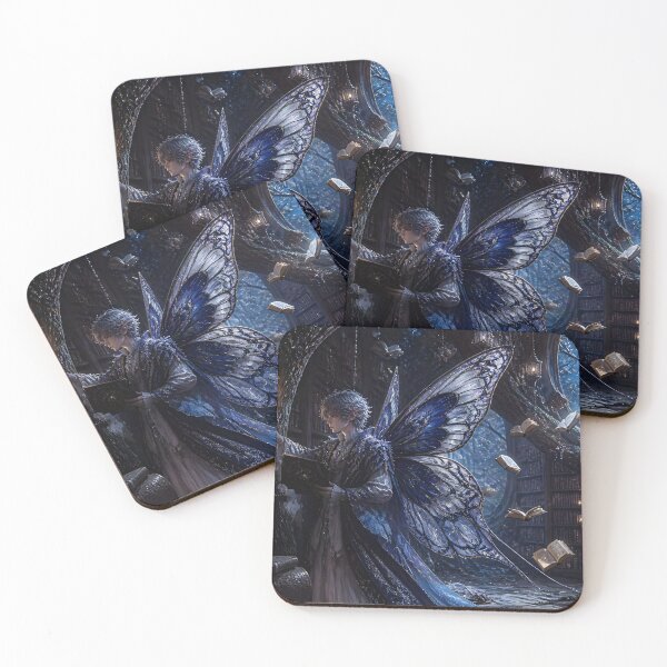 Item preview, Fairy Librarian in Enchanted Oak Library designed and sold by sigmaartstudio.