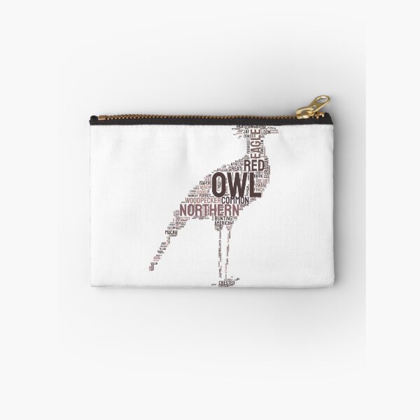 Item preview, Silhouette Bird Species Word Cloud Typography Art designed and sold by AyfuDesigns.