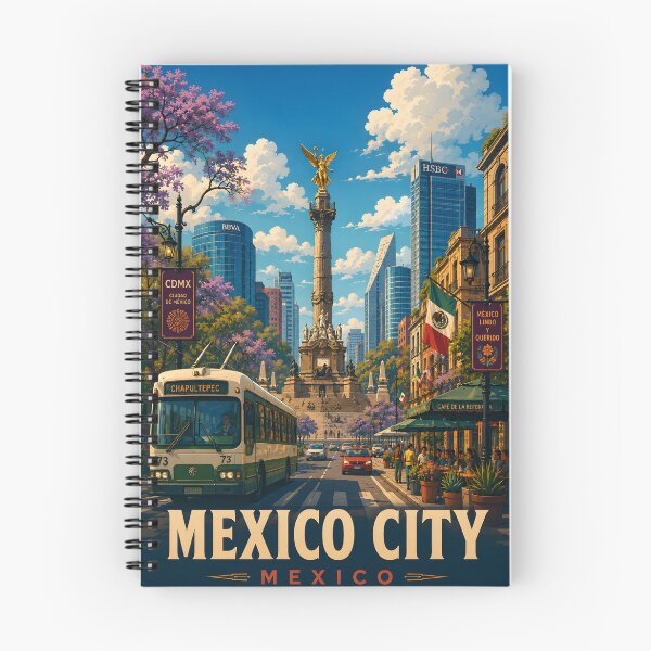 Item preview, Mexico City Vintage Travel Poster designed and sold by TAOptimus .