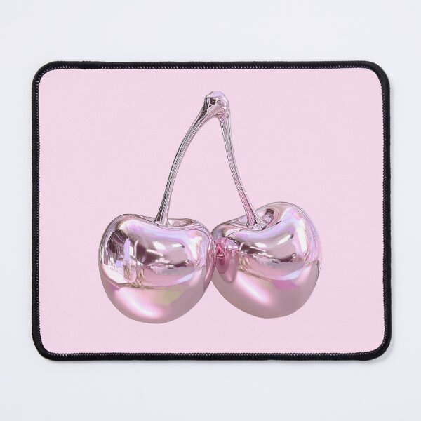 Item preview, Chrome Pink Cherries 3D Render Art designed and sold by jianina-alondra.