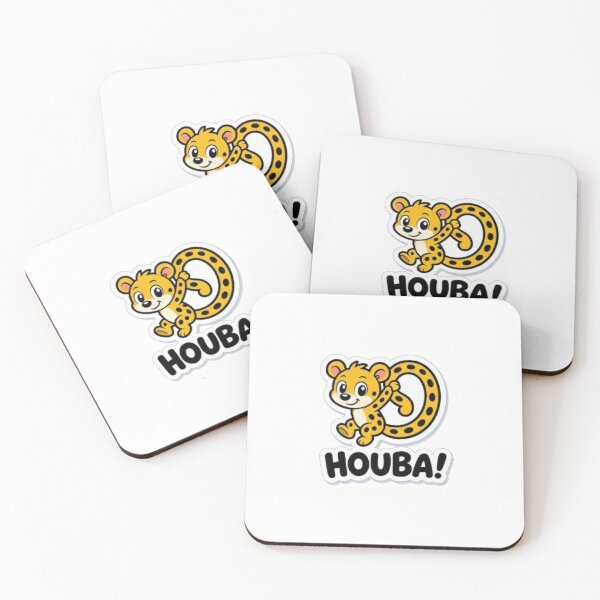 Item preview, Cute Marsupilami Houba! - Funny Retro Cartoon Sticker designed and sold by EmilMarkt.