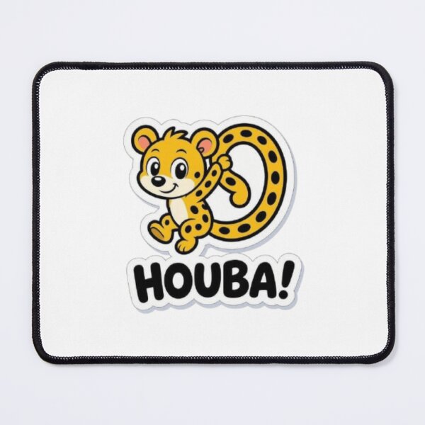 Item preview, Cute Marsupilami Houba! - Funny Retro Cartoon Sticker designed and sold by EmilMarkt.