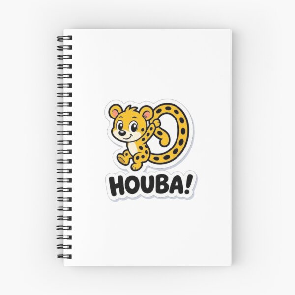 Item preview, Cute Marsupilami Houba! - Funny Retro Cartoon Sticker designed and sold by EmilMarkt.