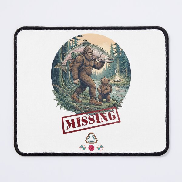 Item preview, Bigfoot the Great Fisherman - Sasquatch & Bear Camping Adventure designed and sold by Whimsy Trail Co.