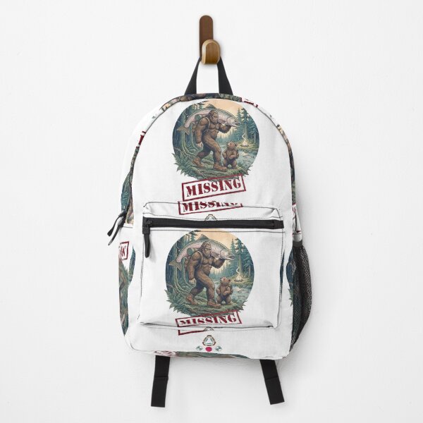 Item preview, Bigfoot the Great Fisherman - Sasquatch & Bear Camping Adventure designed and sold by Whimsy Trail Co.