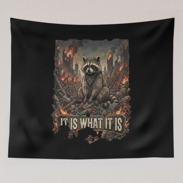 Item preview, IYKYK It Is What It Is Cool Raccoon designed and sold by MOHMED AISSA1.