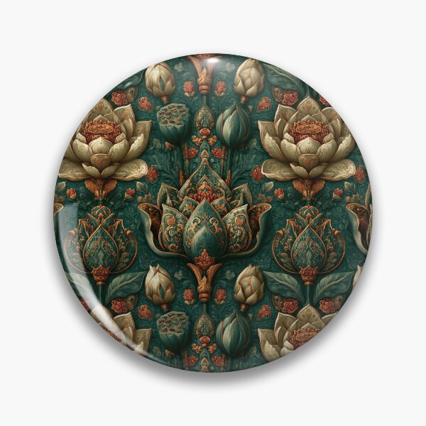 Item preview, Radiant Lotus Texture  - Retro Flower Floral - Dads Day Gifts designed and sold by RoyalStarsPatts.