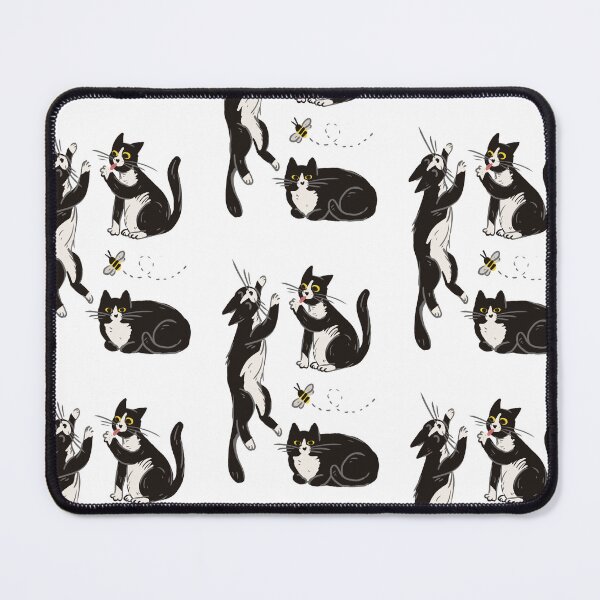 Item preview, Tuxedo Trio of Cats designed and sold by DanuskaArt.