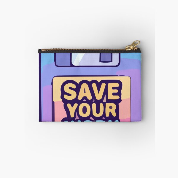 Item preview, Cute Retro Floppy Disk 'SAVE YOUR WORK' Sticker designed and sold by All Year Summer Co..