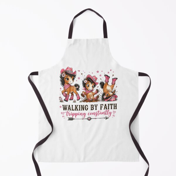 Item preview, Walking By Faith Tripping Constantly Funny Christian Baby Deer designed and sold by ViniBall.