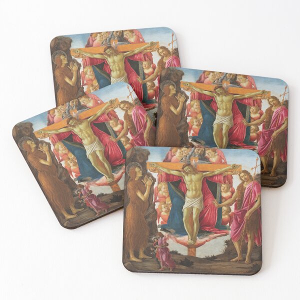 Item preview, Holy Trinity with Saints and Angels designed and sold by artofuniverse.