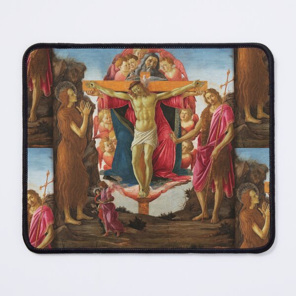 Item preview, Holy Trinity with Saints and Angels designed and sold by artofuniverse.