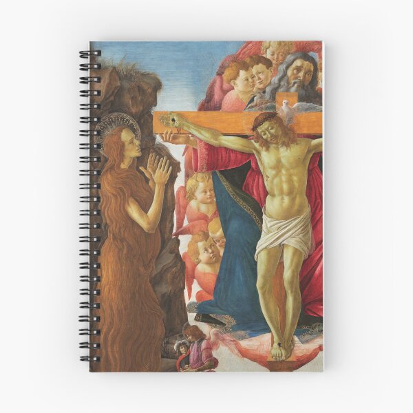 Item preview, Holy Trinity with Saints and Angels designed and sold by artofuniverse.