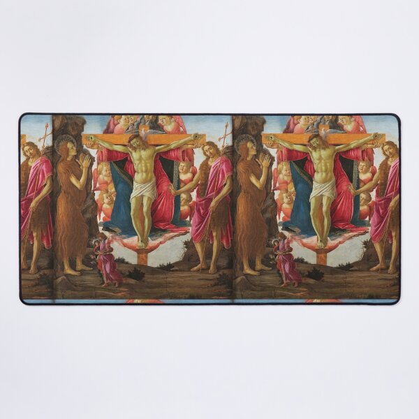 Item preview, Holy Trinity with Saints and Angels designed and sold by artofuniverse.