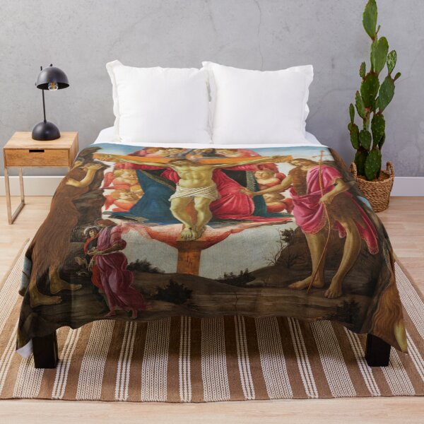 Item preview, Holy Trinity with Saints and Angels designed and sold by artofuniverse.