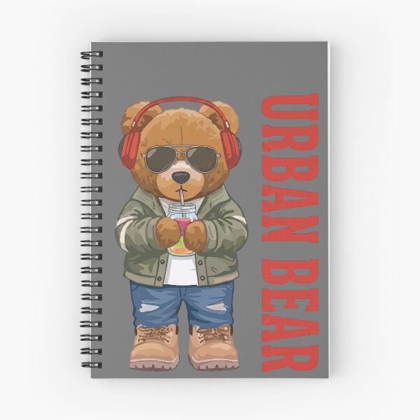 Item preview, Cool Urban Bear Streetwear Cool Teddy Bear Graphic Art designed and sold by SK ArtNest.