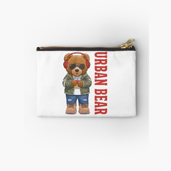 Item preview, Cool Urban Bear Streetwear Cool Teddy Bear Graphic Art designed and sold by SK ArtNest.