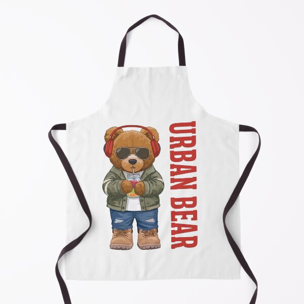 Item preview, Cool Urban Bear Streetwear Cool Teddy Bear Graphic Art designed and sold by SK ArtNest.