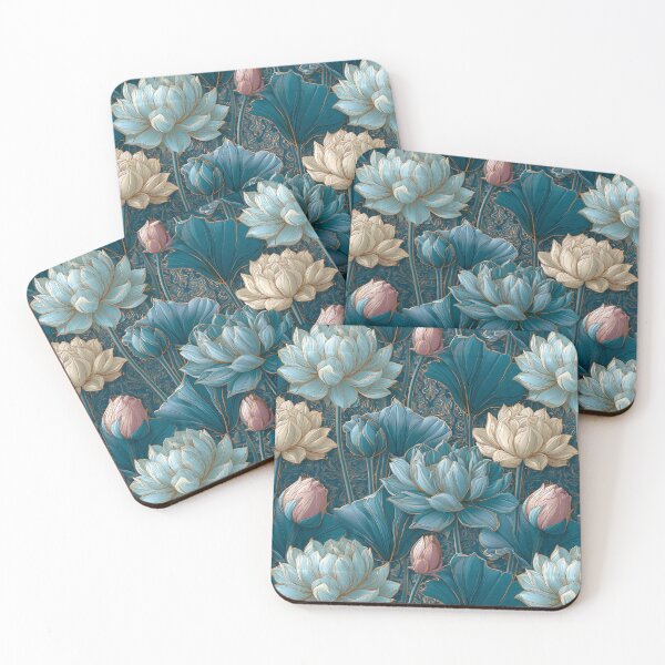 Item preview, Lush Lotus Floral - Hawaiian Flower Pattern - Father'S Day Gift Ideas designed and sold by RoyalStarsPatts.