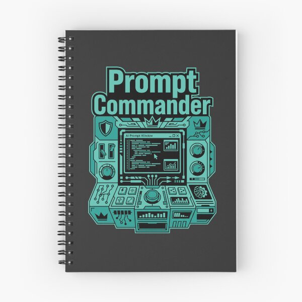Item preview, Prompt Commander AI Developer Gift Programming Artificial Intelligence Design designed and sold by Ixnor.