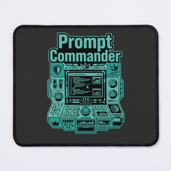 Item preview, Prompt Commander AI Developer Gift Programming Artificial Intelligence Design designed and sold by Ixnor.