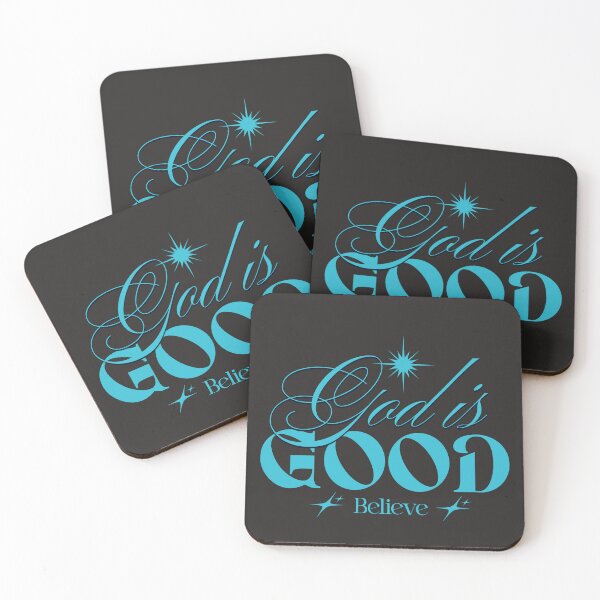 Item preview, God Is Good Believe Christian Typography Design designed and sold by PrintandJoy.