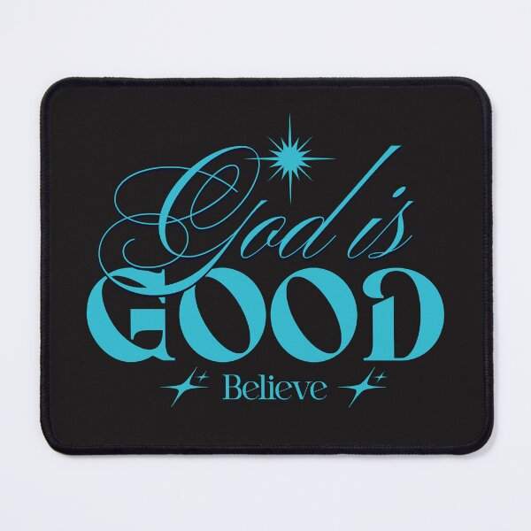 Item preview, God Is Good Believe Christian Typography Design designed and sold by PrintandJoy.