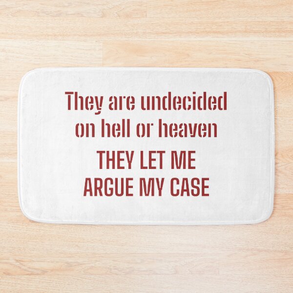 Item preview, Hell or Heaven designed and sold by The WordCatcher Street.