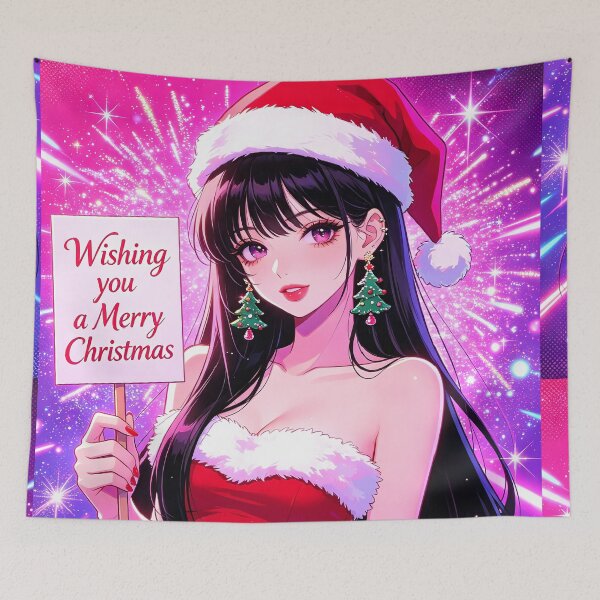 Item preview, Y2K Christmas Girl — Wishing You a Merry Christmas designed and sold by Bondingbonding.