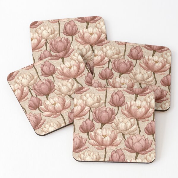 Item preview, Soft Lotus  - Botanical Garden Pattern - Father'S Day Gifts designed and sold by RoyalStarsPatts.